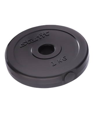 Диск пластиковый BB-203, d=26 мм, черный, 0,5-10 кг
